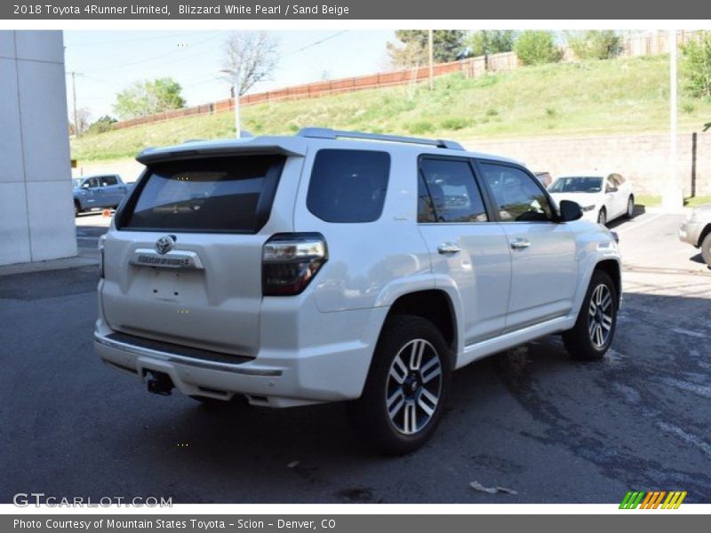 Blizzard White Pearl / Sand Beige 2018 Toyota 4Runner Limited