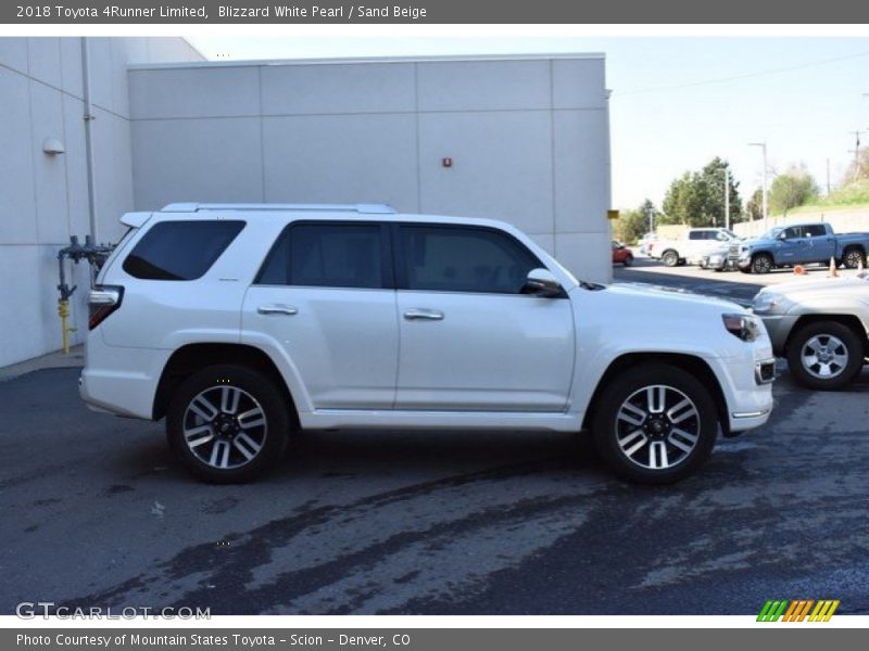 Blizzard White Pearl / Sand Beige 2018 Toyota 4Runner Limited