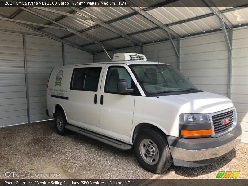 Summit White / Medium Pewter 2017 GMC Savana Van 2500 Cargo
