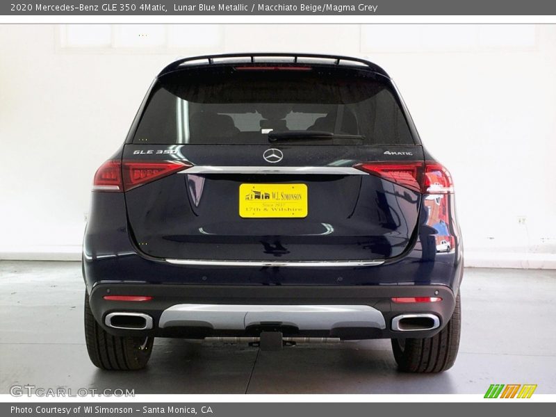 Lunar Blue Metallic / Macchiato Beige/Magma Grey 2020 Mercedes-Benz GLE 350 4Matic