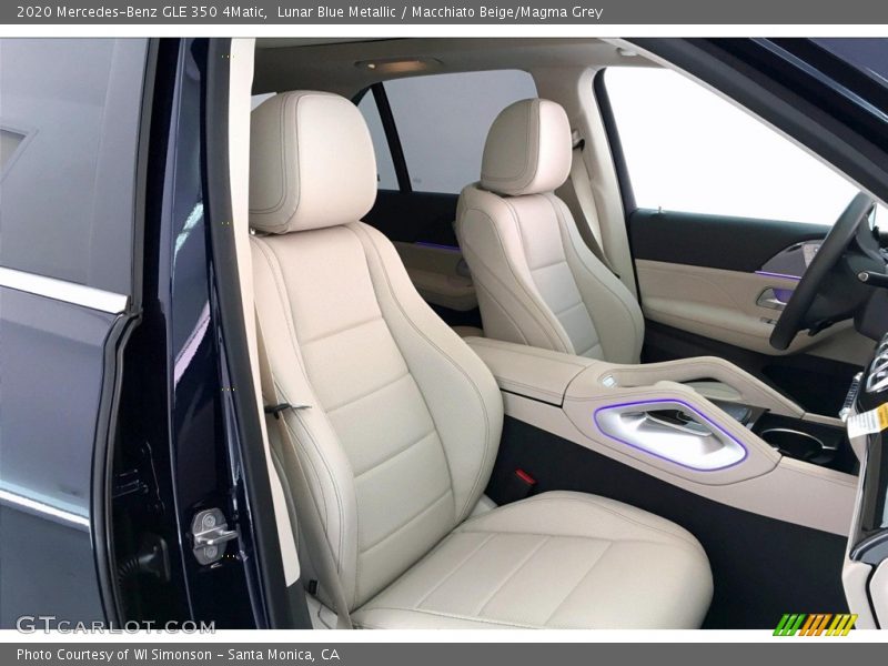 Lunar Blue Metallic / Macchiato Beige/Magma Grey 2020 Mercedes-Benz GLE 350 4Matic