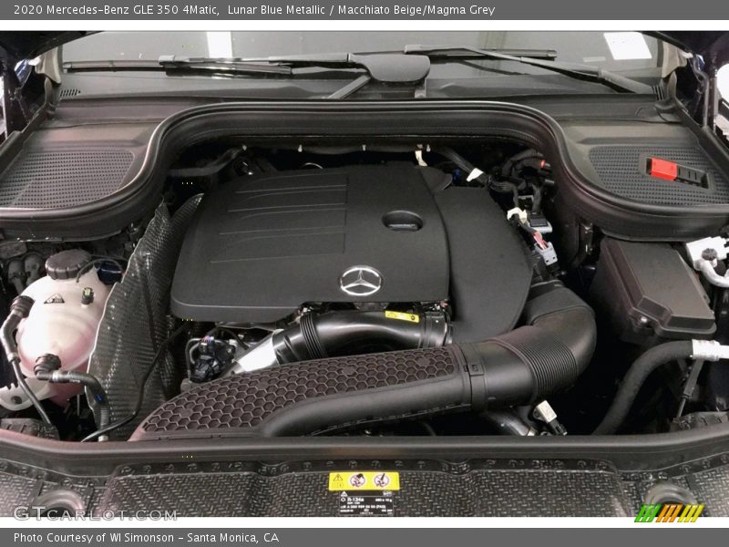 Lunar Blue Metallic / Macchiato Beige/Magma Grey 2020 Mercedes-Benz GLE 350 4Matic