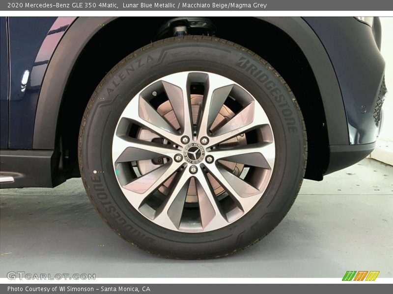 Lunar Blue Metallic / Macchiato Beige/Magma Grey 2020 Mercedes-Benz GLE 350 4Matic