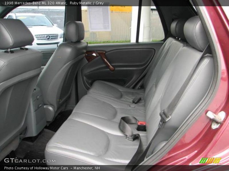 Ruby Metallic / Grey 1998 Mercedes-Benz ML 320 4Matic