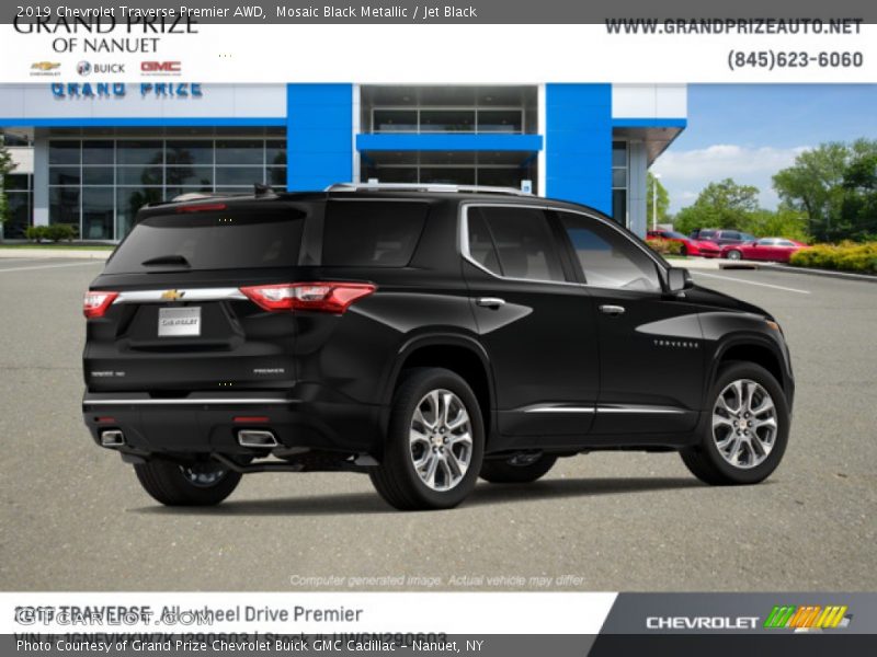Mosaic Black Metallic / Jet Black 2019 Chevrolet Traverse Premier AWD