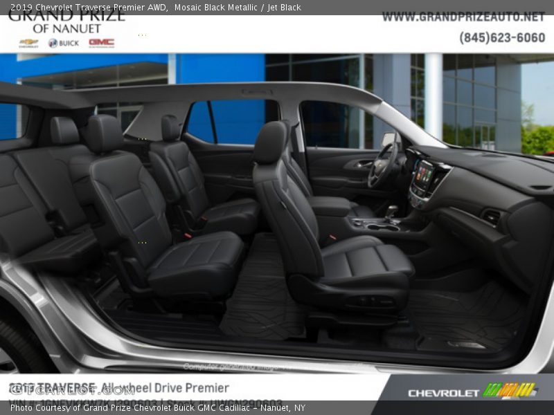 Mosaic Black Metallic / Jet Black 2019 Chevrolet Traverse Premier AWD
