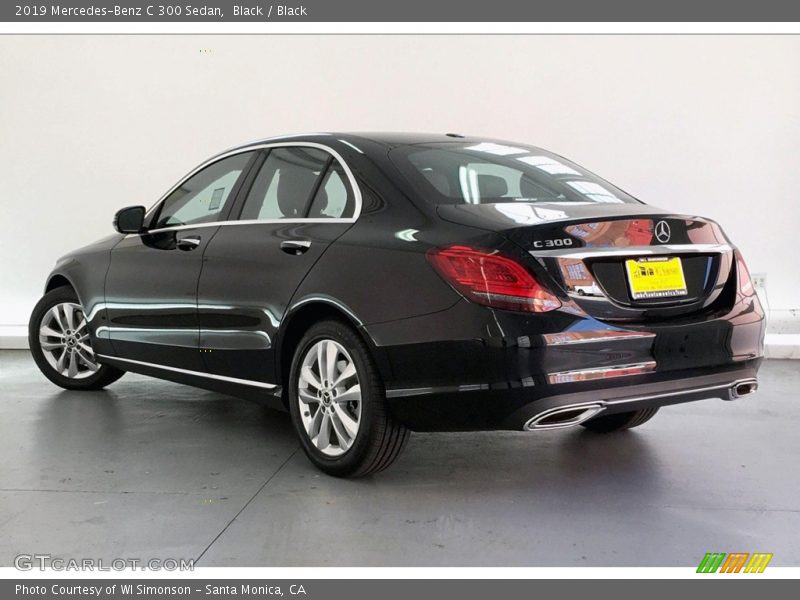 Black / Black 2019 Mercedes-Benz C 300 Sedan