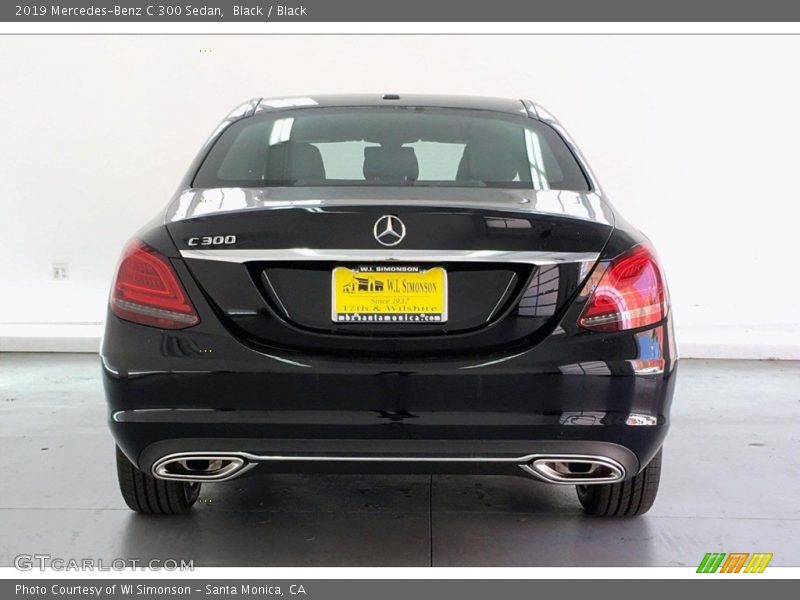 Black / Black 2019 Mercedes-Benz C 300 Sedan