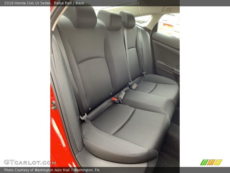 Rallye Red / Black 2019 Honda Civic LX Sedan