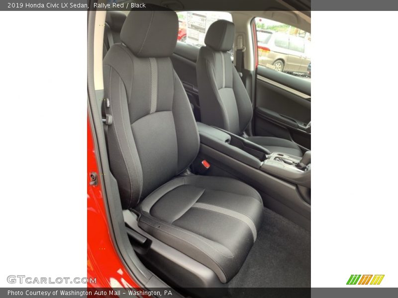 Rallye Red / Black 2019 Honda Civic LX Sedan