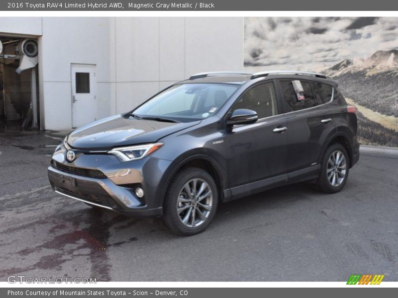 Magnetic Gray Metallic / Black 2016 Toyota RAV4 Limited Hybrid AWD