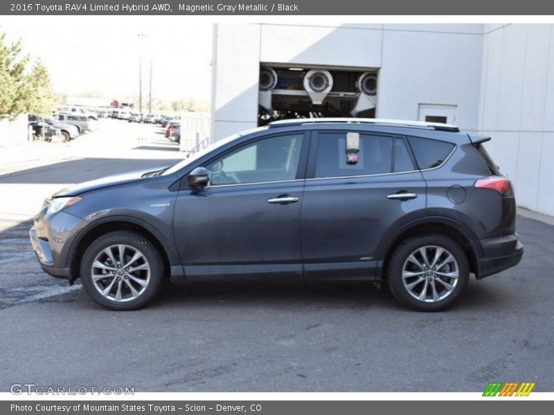 Magnetic Gray Metallic / Black 2016 Toyota RAV4 Limited Hybrid AWD