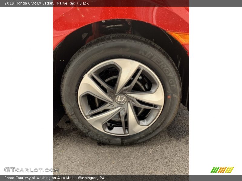Rallye Red / Black 2019 Honda Civic LX Sedan