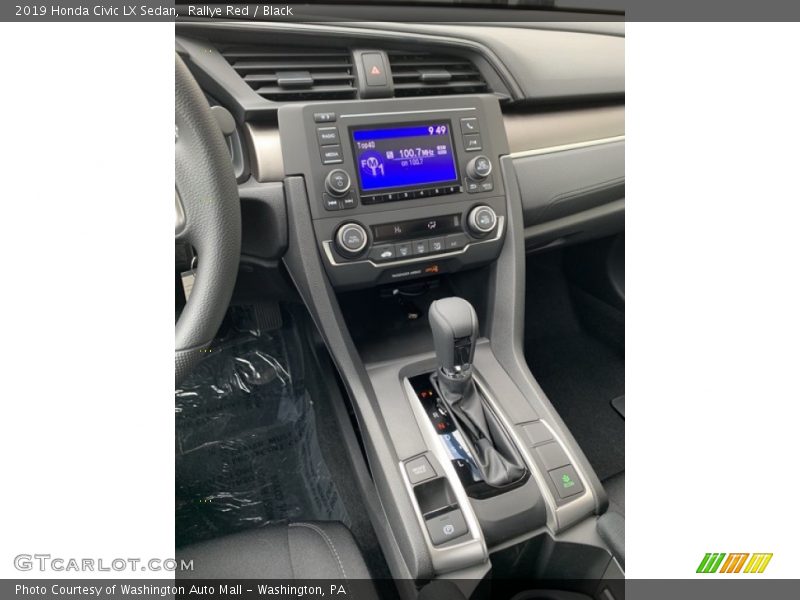 Rallye Red / Black 2019 Honda Civic LX Sedan