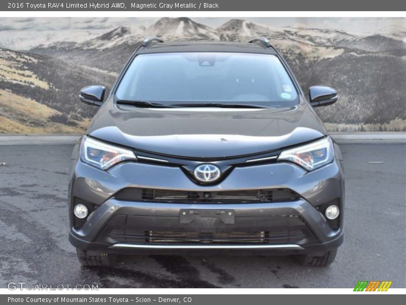 Magnetic Gray Metallic / Black 2016 Toyota RAV4 Limited Hybrid AWD