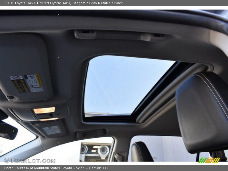 Magnetic Gray Metallic / Black 2016 Toyota RAV4 Limited Hybrid AWD