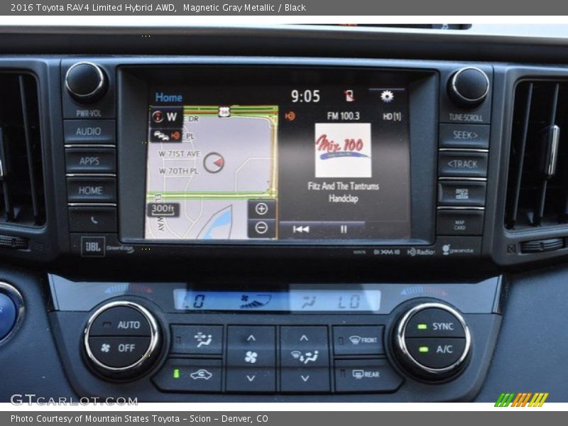 Magnetic Gray Metallic / Black 2016 Toyota RAV4 Limited Hybrid AWD