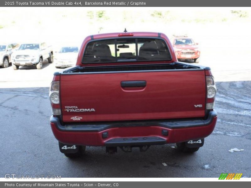 Barcelona Red Metallic / Graphite 2015 Toyota Tacoma V6 Double Cab 4x4