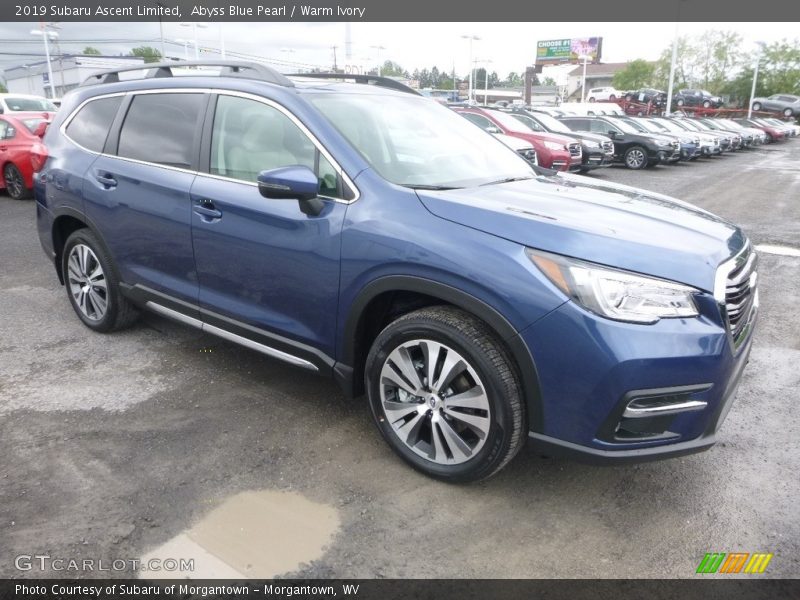 Abyss Blue Pearl / Warm Ivory 2019 Subaru Ascent Limited