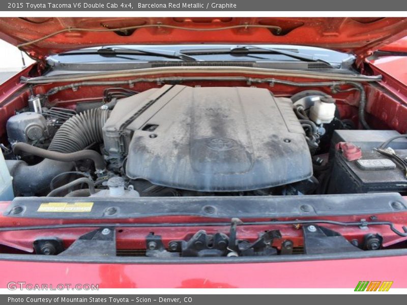 Barcelona Red Metallic / Graphite 2015 Toyota Tacoma V6 Double Cab 4x4