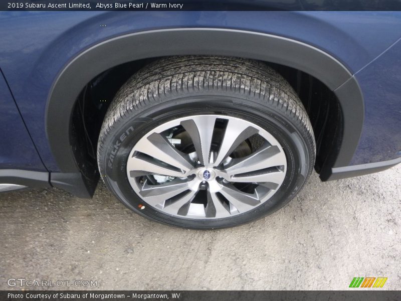 Abyss Blue Pearl / Warm Ivory 2019 Subaru Ascent Limited