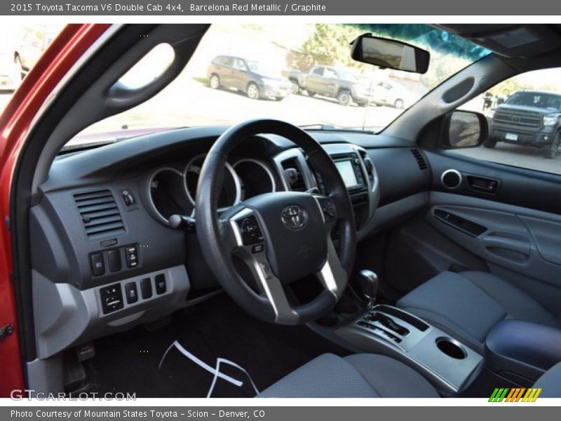 Barcelona Red Metallic / Graphite 2015 Toyota Tacoma V6 Double Cab 4x4