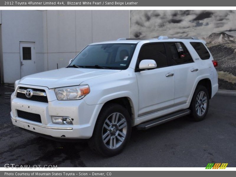 Blizzard White Pearl / Sand Beige Leather 2012 Toyota 4Runner Limited 4x4