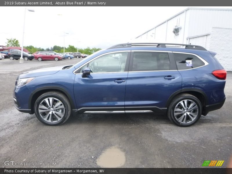 Abyss Blue Pearl / Warm Ivory 2019 Subaru Ascent Limited