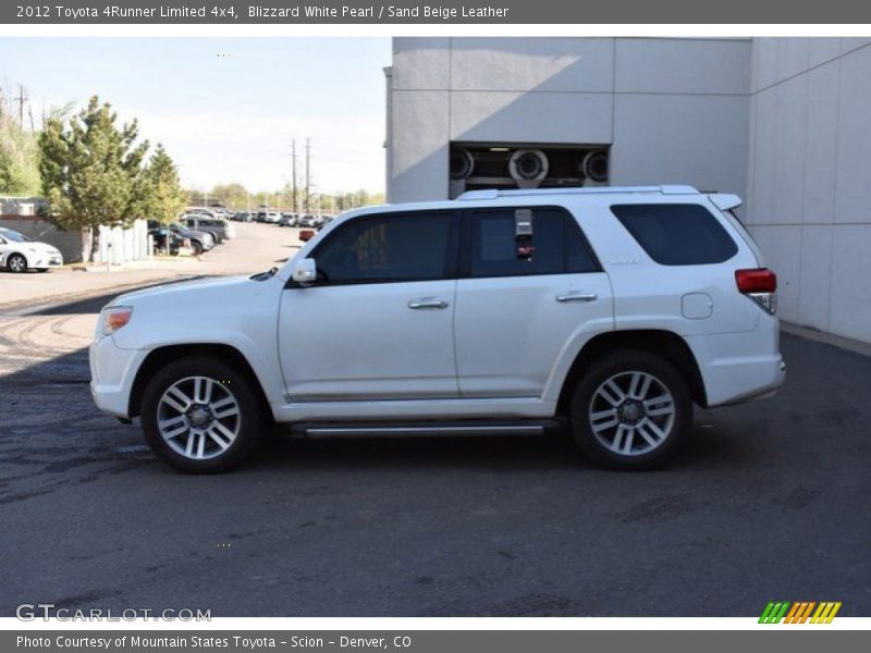 Blizzard White Pearl / Sand Beige Leather 2012 Toyota 4Runner Limited 4x4
