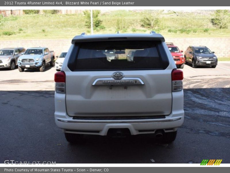 Blizzard White Pearl / Sand Beige Leather 2012 Toyota 4Runner Limited 4x4