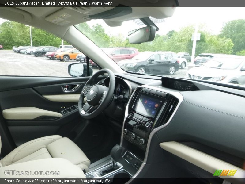 Abyss Blue Pearl / Warm Ivory 2019 Subaru Ascent Limited