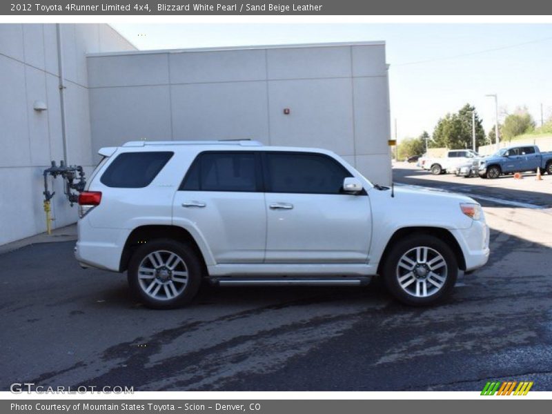 Blizzard White Pearl / Sand Beige Leather 2012 Toyota 4Runner Limited 4x4