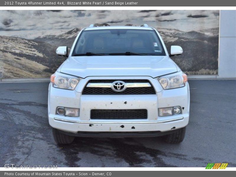 Blizzard White Pearl / Sand Beige Leather 2012 Toyota 4Runner Limited 4x4