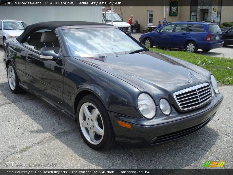 Tectite Grey Metallic / Ash 2003 Mercedes-Benz CLK 430 Cabriolet