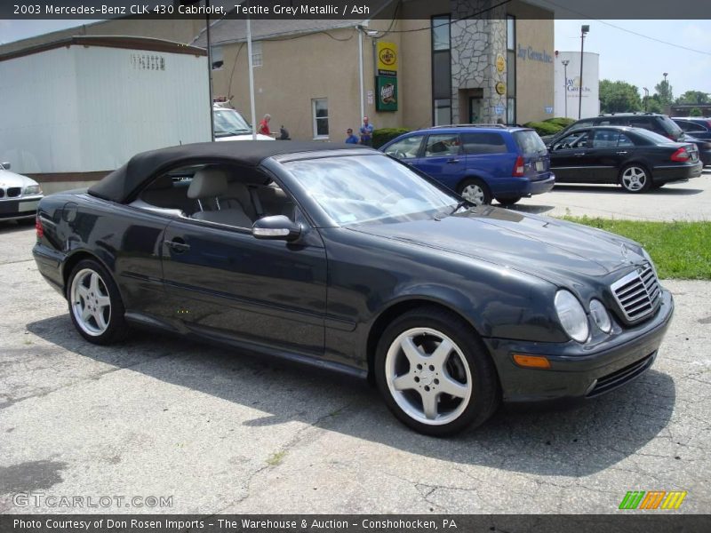 Tectite Grey Metallic / Ash 2003 Mercedes-Benz CLK 430 Cabriolet