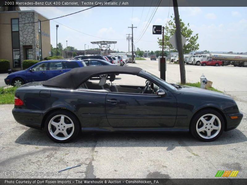 Tectite Grey Metallic / Ash 2003 Mercedes-Benz CLK 430 Cabriolet