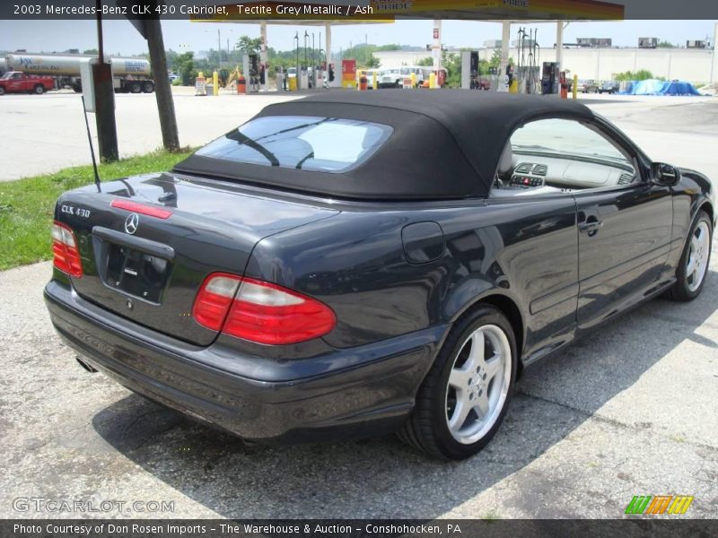 Tectite Grey Metallic / Ash 2003 Mercedes-Benz CLK 430 Cabriolet