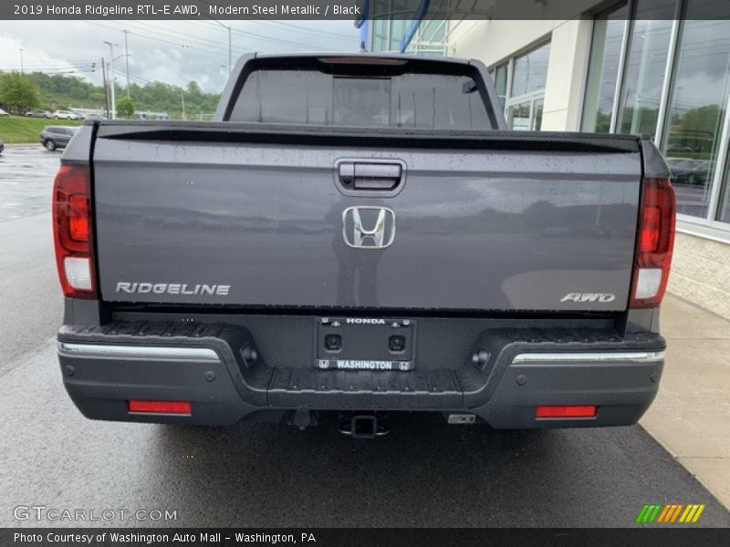 Modern Steel Metallic / Black 2019 Honda Ridgeline RTL-E AWD