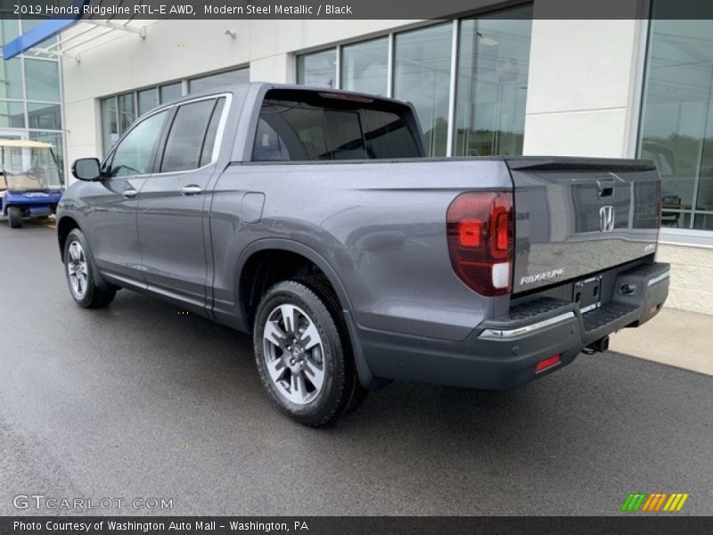 Modern Steel Metallic / Black 2019 Honda Ridgeline RTL-E AWD