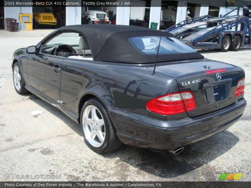 Tectite Grey Metallic / Ash 2003 Mercedes-Benz CLK 430 Cabriolet