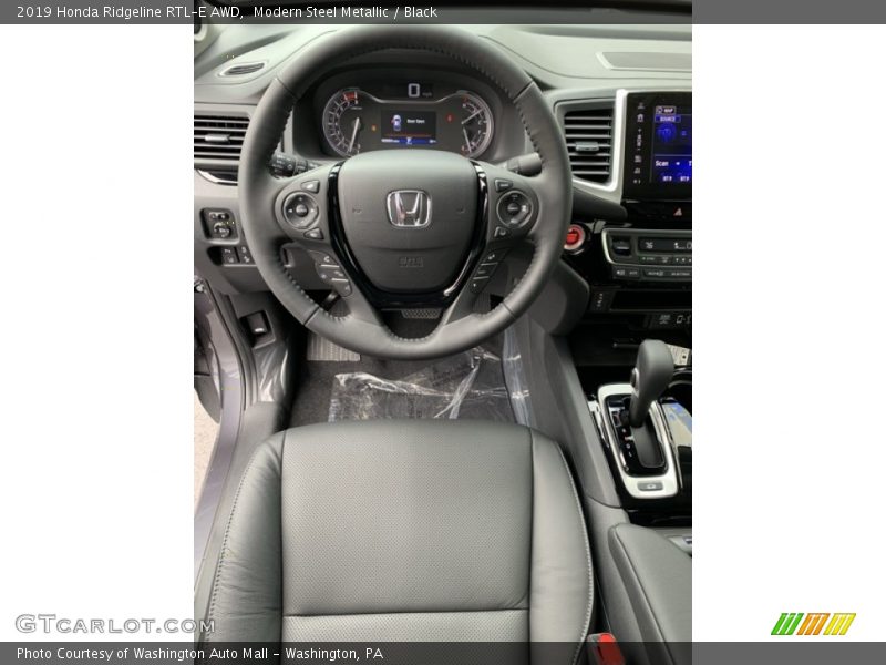 Modern Steel Metallic / Black 2019 Honda Ridgeline RTL-E AWD