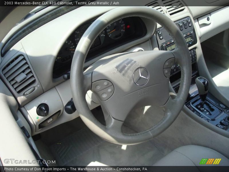Tectite Grey Metallic / Ash 2003 Mercedes-Benz CLK 430 Cabriolet