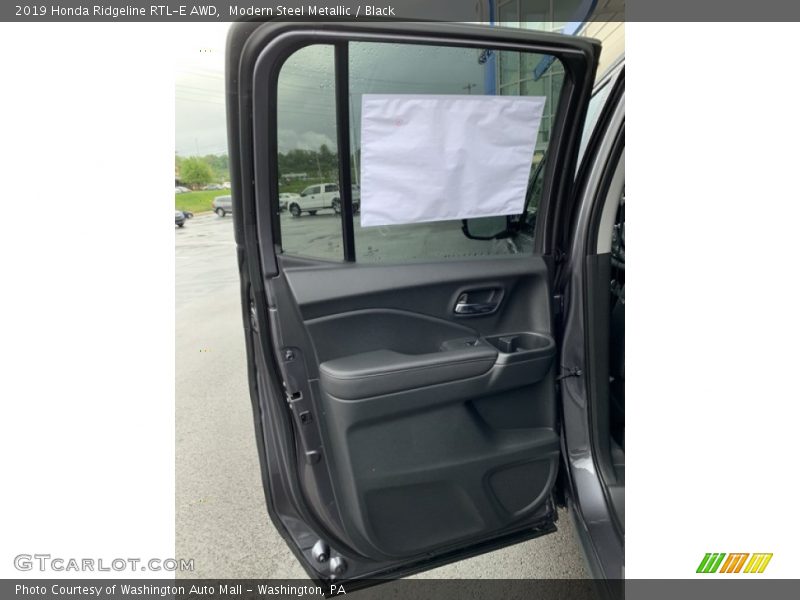 Modern Steel Metallic / Black 2019 Honda Ridgeline RTL-E AWD