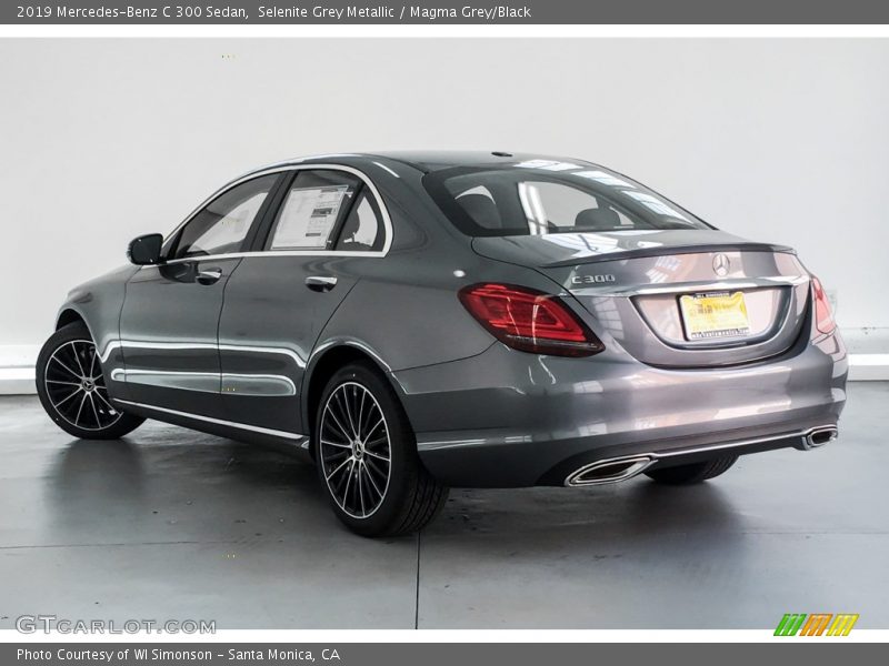 Selenite Grey Metallic / Magma Grey/Black 2019 Mercedes-Benz C 300 Sedan