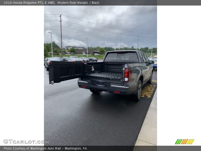 Modern Steel Metallic / Black 2019 Honda Ridgeline RTL-E AWD