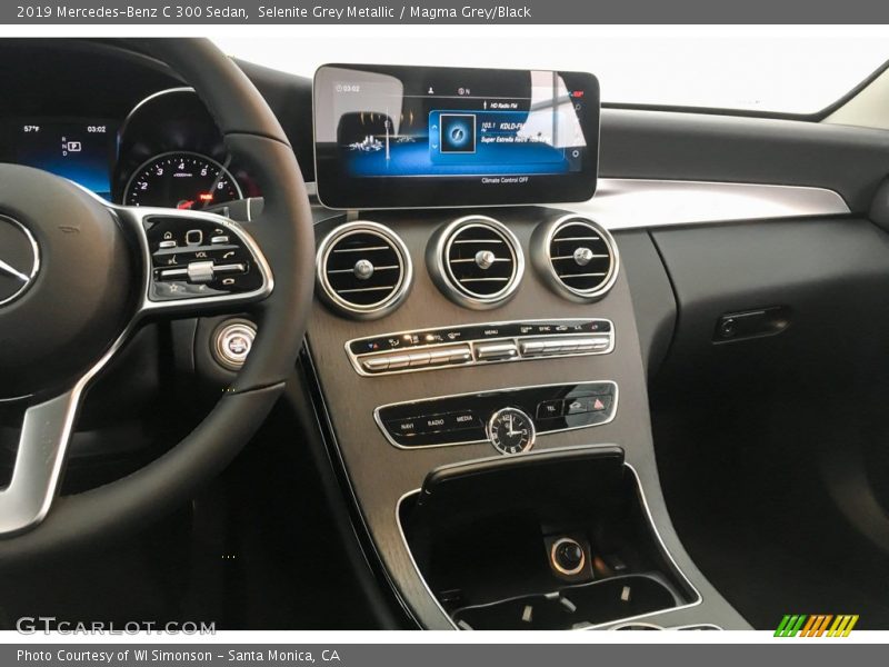 Selenite Grey Metallic / Magma Grey/Black 2019 Mercedes-Benz C 300 Sedan