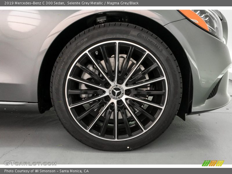 Selenite Grey Metallic / Magma Grey/Black 2019 Mercedes-Benz C 300 Sedan