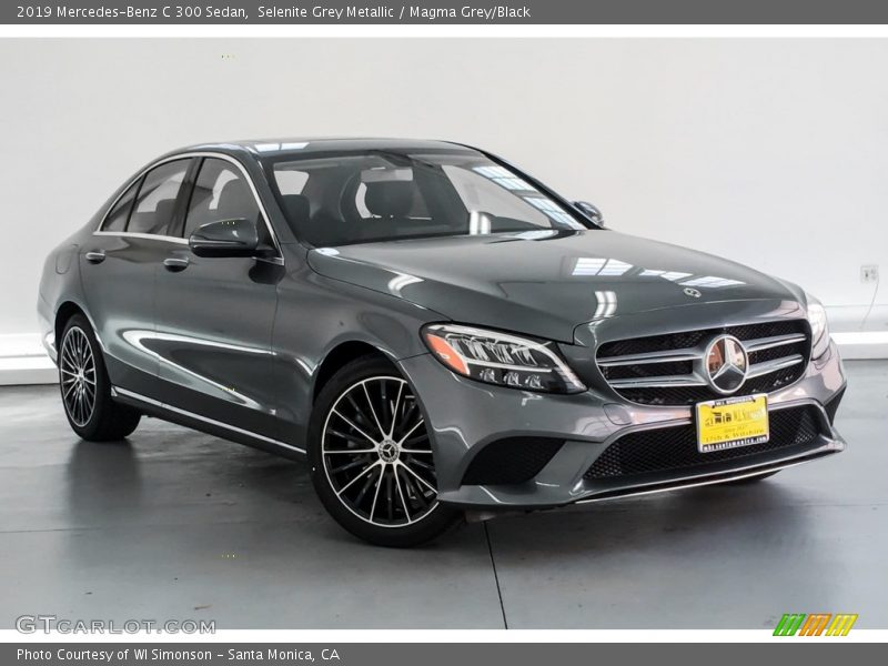 Selenite Grey Metallic / Magma Grey/Black 2019 Mercedes-Benz C 300 Sedan
