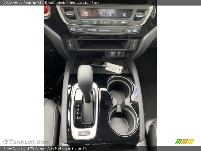 Modern Steel Metallic / Black 2019 Honda Ridgeline RTL-E AWD