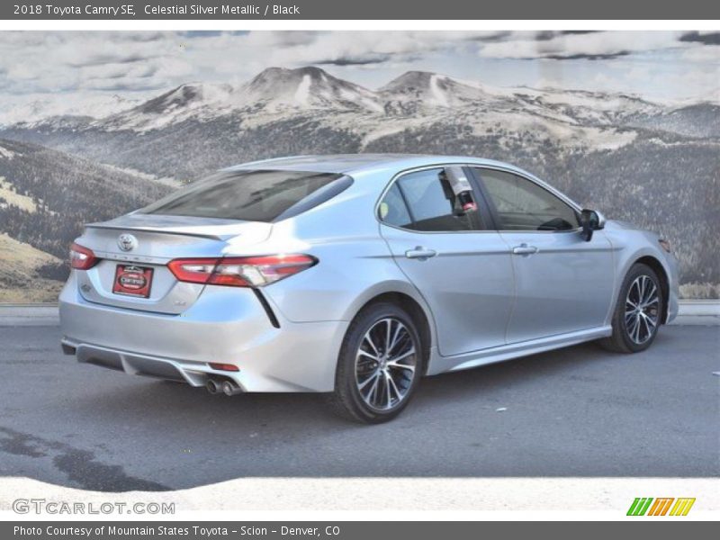 Celestial Silver Metallic / Black 2018 Toyota Camry SE